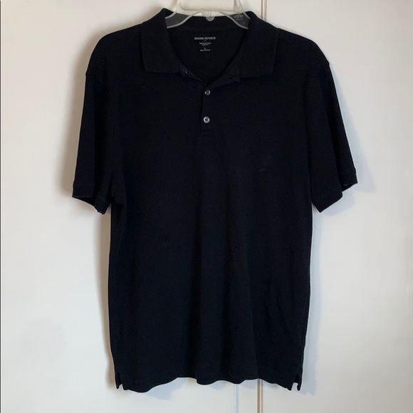 Banana Republic Black Polo Shirt - Picture 1 of 1